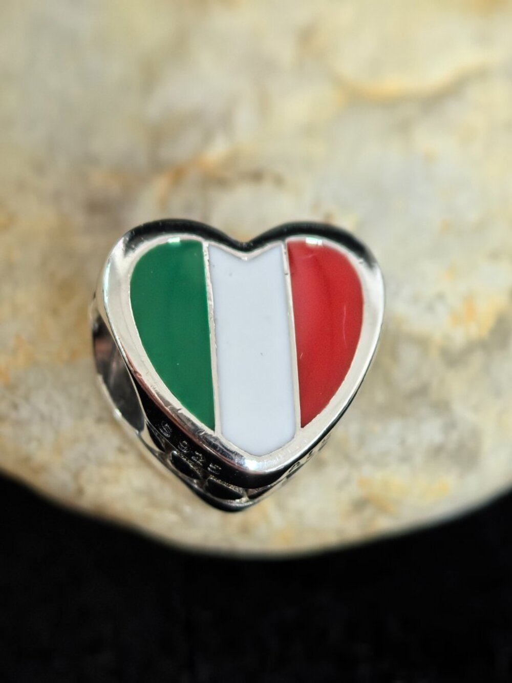 Pandora ITALY Exclusive Travel Heart Charm Pendant, S925 Silver Jewelry